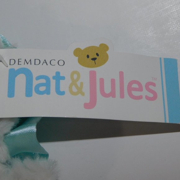 Nat & Jules Sweet Sophistication Lucas Gray Lion Security Blanket NEW w Tag - Picture 8 of 10